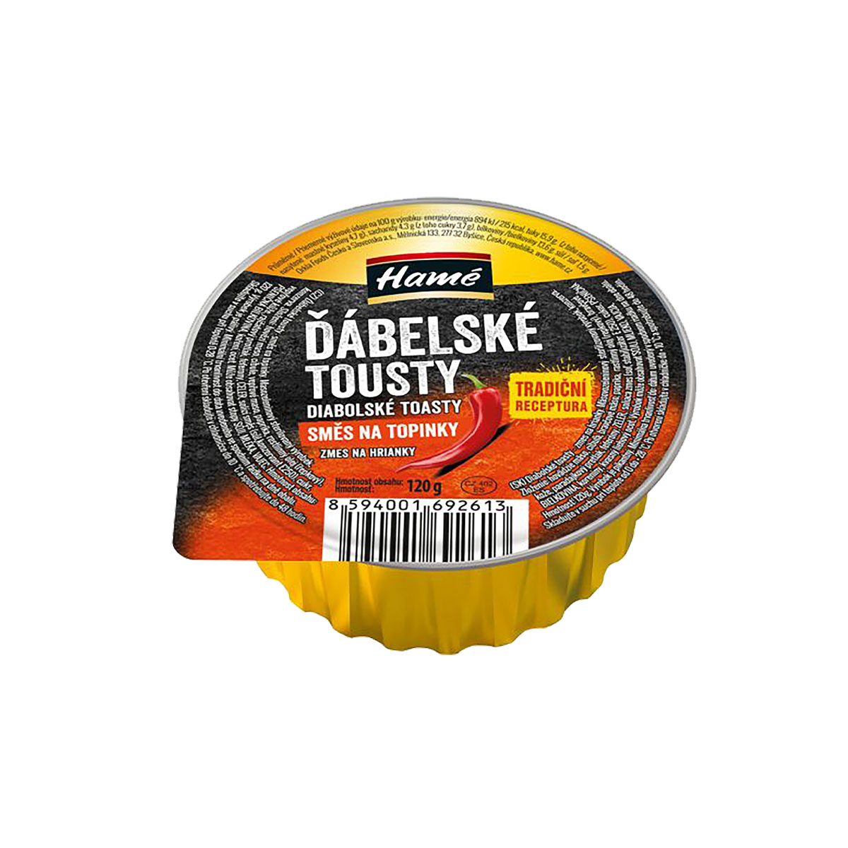 Ďábelské tousty Hamé 120g